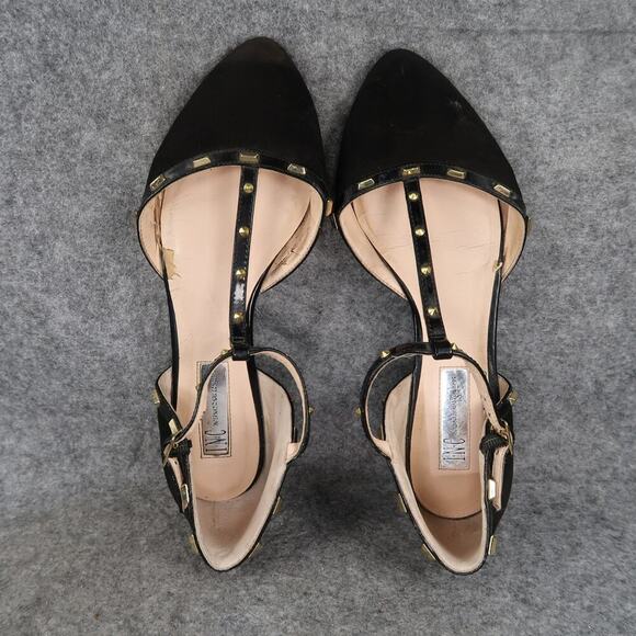 INC International Concepts Shoes Womens 8.5 Flats Closed Toe Ankle Strap Studded - Picture 6 of 12